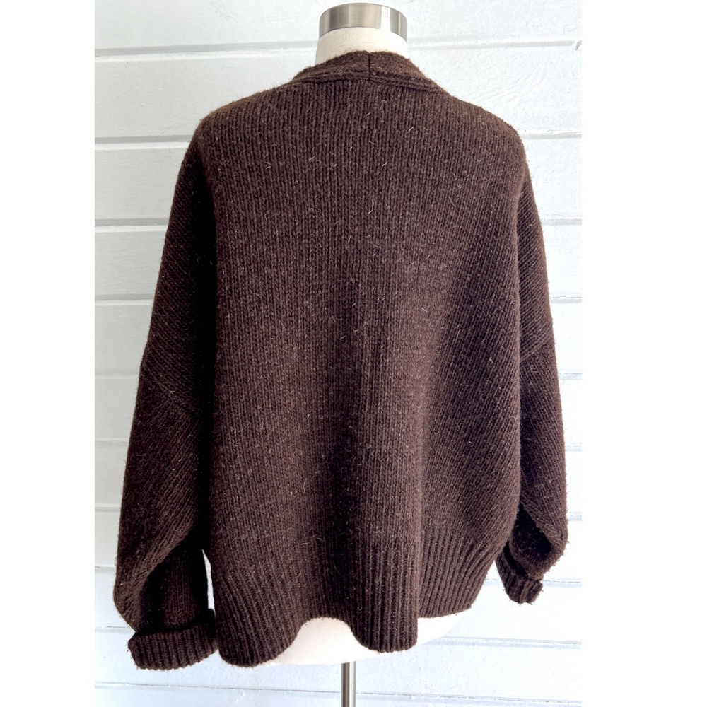 Babaa Dark Brown Women's Cardigan - Picture 7 of 12
